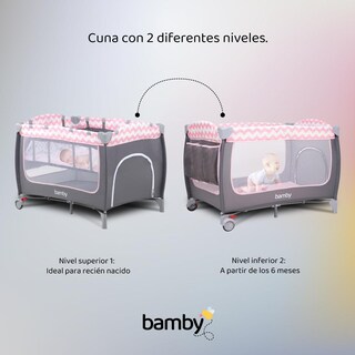 Foto 8 | Foto 8 | Cuna Corral para Bebe Plegable con Mosquitero y Cambiador