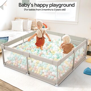 Foto 6 | Foto 6 | Baby Playpen Fodoss Con Tapete De 180 X 150 Cm Para Bebés Y Niños Pequeños - Venta Internacional.