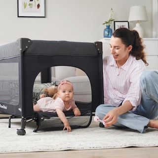 Foto 2 | Foto 2 | Baby Playard Pamo Babe Magic Fold Con Capazo Extraíble - Venta Internacional.