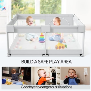 Foto 5 | Foto 5 | Baby Playpen Fodoss, Patio De Juegos Para Bebés Y Niños Pequeños, 120 X 120 Cm - Venta Internacional.