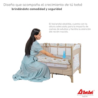 Foto 3 | Foto 3 | Cuna Corral Colecho D'bebé Love & Care Beige