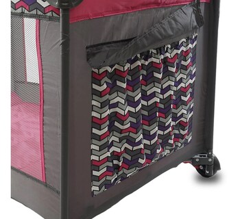 Foto 7 | Foto 7 | Cuna Corral Para Bebé Prinsel San Remo Con Mosquitero Rosa