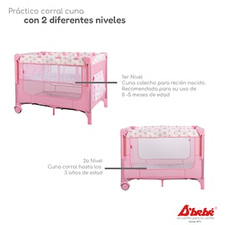 Foto 2 | Foto 2 | Cuna Corral Colecho D'bebé Love & Care Rosa