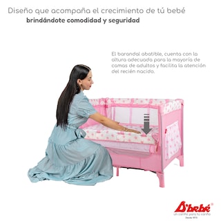 Foto 3 | Foto 3 | Cuna Corral Colecho D'bebé Love & Care Rosa
