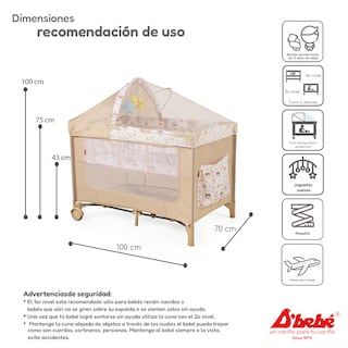 Foto 5 | Foto 5 | Cuna Corral D'bebé Rest Beige