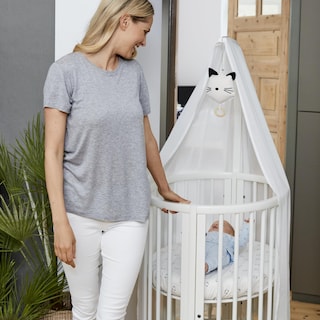 Foto 5 | Foto 5 | Guardería Drape Rod Stokke Sleepi De Madera De Haya Maciza Blanca - Venta Internacional.