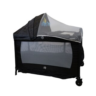 Foto 1 | Foto 1 | Cuna Corral Para Bebé Starkids Galaxis Portátil Mecedora Negro