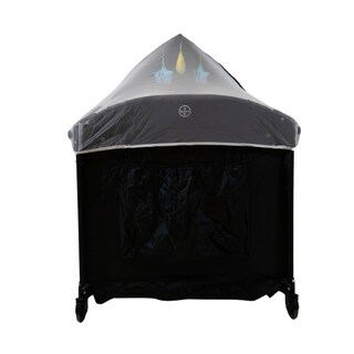 Foto 3 | Foto 3 | Cuna Corral Para Bebé Starkids Galaxis Portátil Mecedora Negro