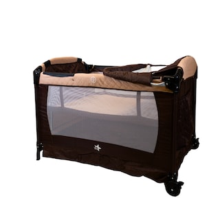 Foto 6 | Foto 6 | Cuna Corral Para Bebé Starkids Galaxis Portátil Mecedora Beige
