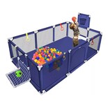 ''corral Bebe Corralito Gimnasio De Juegos Infantil De Fútbol Lab.g Azul ''