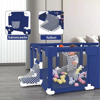 Foto 5 | Foto 5 | ''corral Bebe Corralito Gimnasio De Juegos Infantil De Fútbol  Lab.g Azul ''