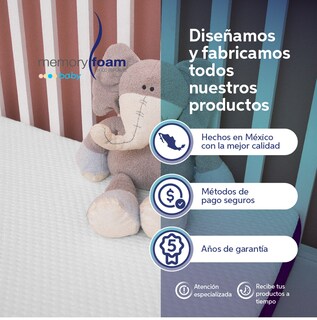 Foto 8 | Foto 8 | Colchón Memory Foam Baby Good color Blanco