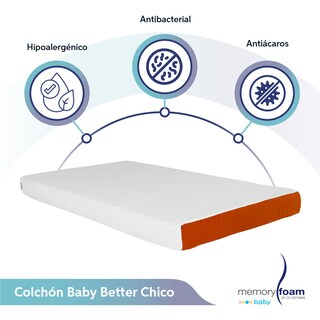 Foto 2 | Foto 2 | Colchón Memory Foam Baby Better color Blanco