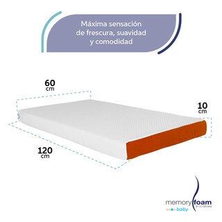 Foto 5 | Foto 5 | Colchón Memory Foam Baby Better color Blanco