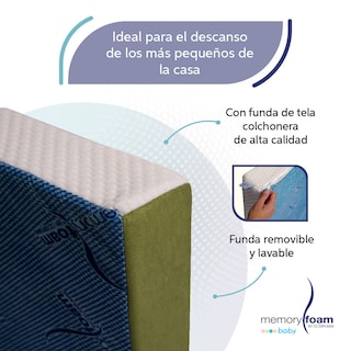 Foto 3 | Foto 3 | Colchón Memory Foam Baby Essential 140*80*10 Blanco
