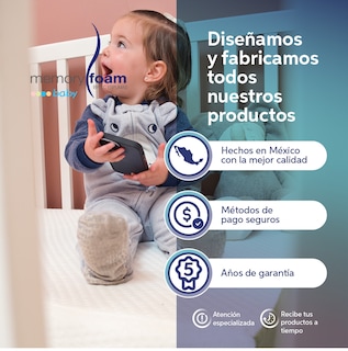 Foto 6 | Foto 6 | Colchón Memory Foam Baby Essential 140*80*10 Blanco
