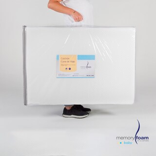 Foto 6 | Foto 6 | Colchón Memory Foam Cuna De Viaje 100*70*6 Blanco