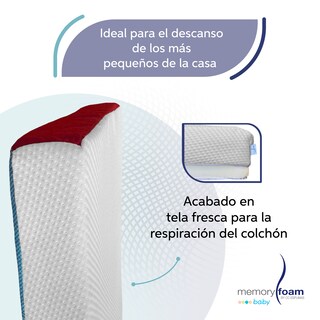 Foto 3 | Foto 3 | Colchón Memory Foam Baby Great 140*95*12 Blanco