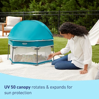 Foto 4 | Foto 4 | Cuna Portátil Para Bebés Graco Travel Dome Con Toldo Uv - Venta Internacional.