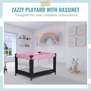 Foto 2 | Foto 2 | Playard Portátil Dream On Me Zazzy Con Capazo Rosa Y Colchón - Venta Internacional.