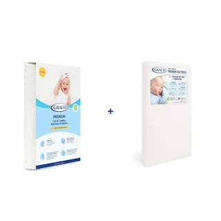 Foto 1 | Foto 1 | Colchón Y Protector De Cuna Graco Premium, Paquete Económico De 2 Unidades - Venta Internacional.