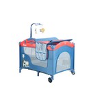 Cuna de Viaje para Bebés D'Bebé Portátil con Bolsa de Viaje color Azul