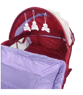 Foto 8 | Foto 8 | Cuna Corral para Bebe Plegable Cambiador y Organizador Púrpura