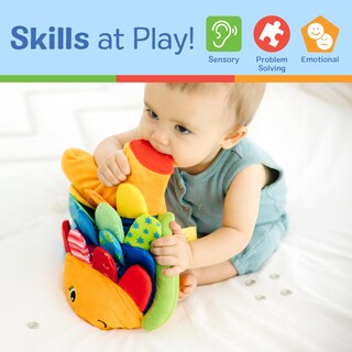 Foto 5 | Foto 5 | Peluche Para Bebés Melissa & Doug Flip Fish Sensory Tummy Time - Venta Internacional.