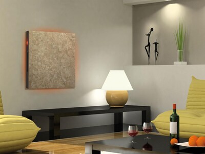 Foto 3 | Foto 3 | Calefactor de Panel Infrarrojo en Porcelanato para Pared Vegas Wave Camberra de 380w 55x55cm