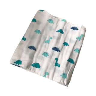 Foto 3 | Foto 3 | Manta de Gasa Losan 21W-A006AL14700 color Blanco Diseño de Dinosaurios para Bebé Niño