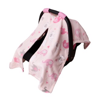 Foto 3 | Foto 3 | Cubre Portabebé Chiqui Mundo Ultrasoft Elefantitas color Rosa