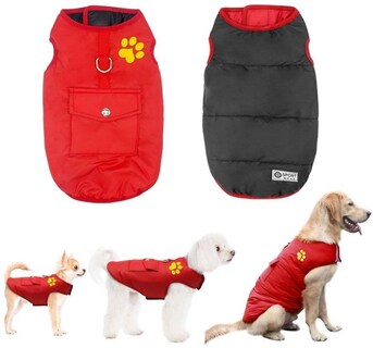 Foto 5 | Foto 5 | Chaleco Para Perros, Chaquetas, Impermeables, Reversibles, De Invierno, Huoguo - Venta Internacional.