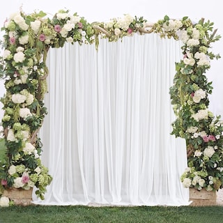Foto 3 | Foto 3 | Cortinas De Exterior Ryb Home Con Malla Ajustable Para Jardín  Color Blanco - Venta Internacional.