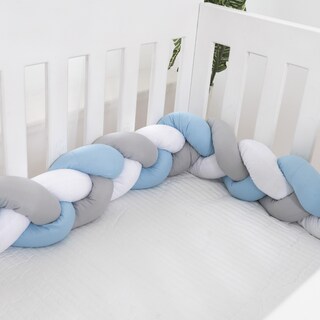 Foto 5 | Foto 5 | Protector para Cuna Chiquimundo Trenzado Azul