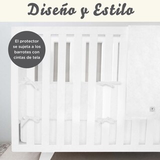 Foto 2 | Foto 2 | Bumper Nap para Cama Cuna 95x140cm - Blanco