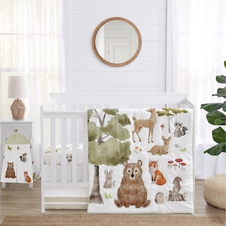 Foto 1 | Foto 1 | Juego De Ropa De Cama Para Cuna Sweet Jojo Designs Woodland Forest Animals - Venta Internacional.