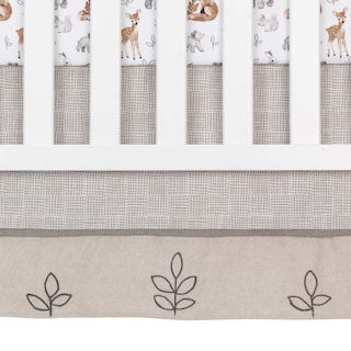 Foto 6 | Foto 6 | Juego De Ropa De Cama Para Cuna Lambs & Ivy Painted Forest, 4 Piezas, Gris - Venta Internacional.