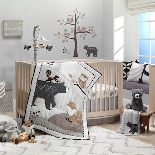 Foto 1 | Foto 1 | Juego De Ropa De Cama Para Cuna Lambs & Ivy Woodland Forest Animal, 5 Piezas - Venta Internacional.
