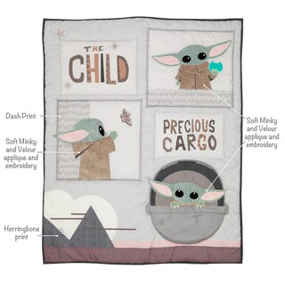 Foto 3 | Foto 3 | Set para Cuna Lambs & Ivy Star Wars The Child Baby Yoda - Venta Internacional
