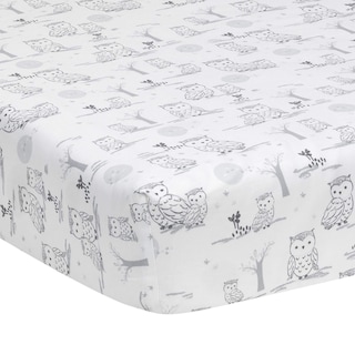 Foto 4 | Foto 4 | Juego De Ropa De Cama Para Cuna Lambs & Ivy Luna, Diseño De Búho Celestial Blanco/gris - Venta Internacional.