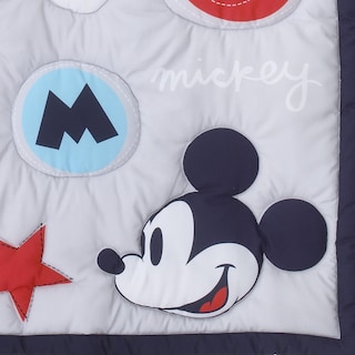 Foto 6 | Foto 6 | Juego De Ropa De Cama Para Cuna De Bebé Disney Amazing Mickey Mouse, 3 Piezas - Venta Internacional.
