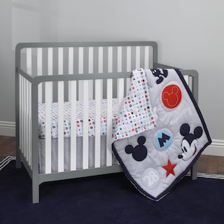 Foto 7 | Foto 7 | Juego De Ropa De Cama Para Cuna De Bebé Disney Amazing Mickey Mouse, 3 Piezas - Venta Internacional.