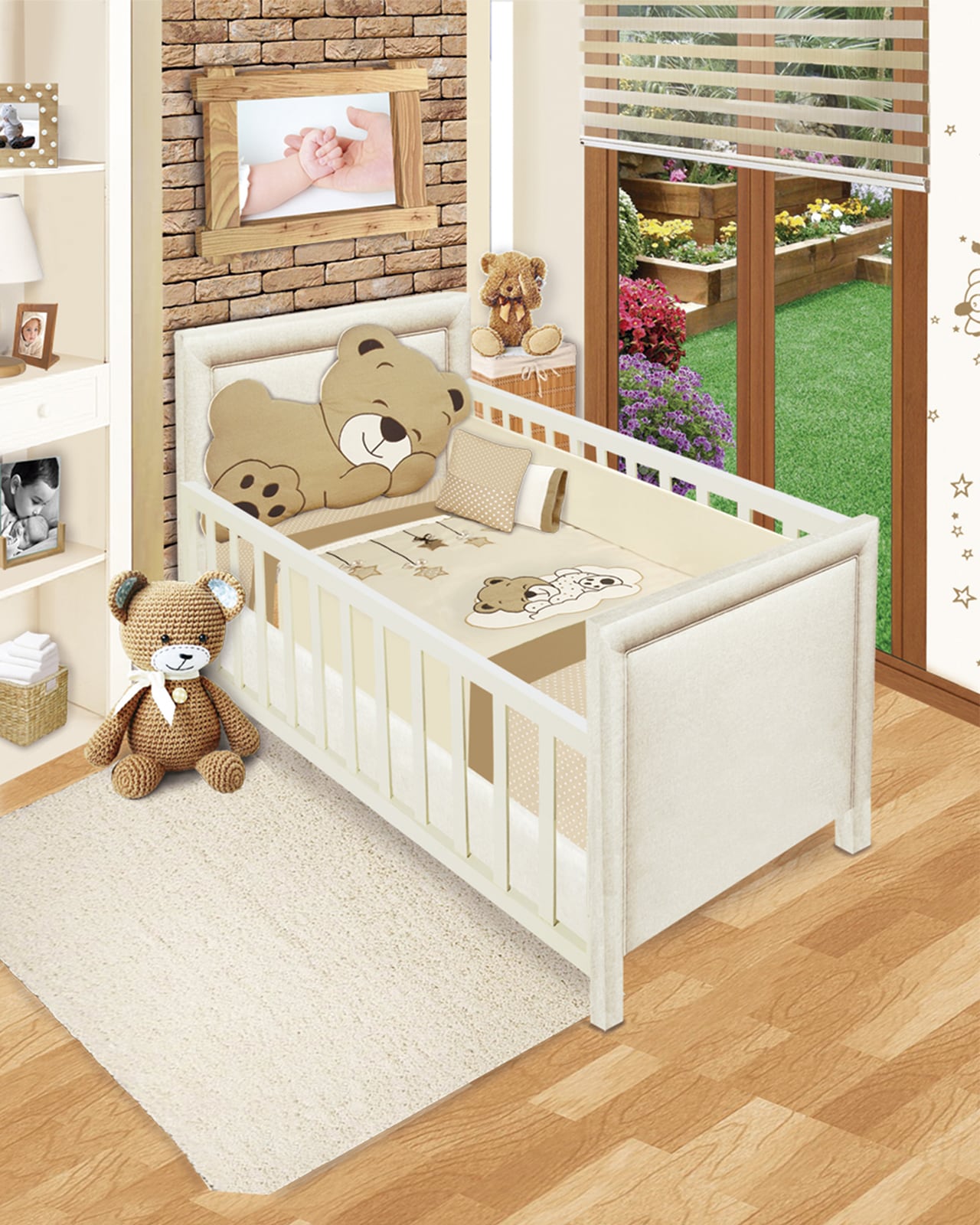 Juegos de cuna y edredones coloridos en Coppel para bebé