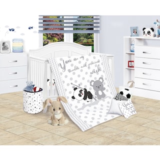 Foto 3 | Foto 3 | Set De Edredón Baby Baby  Mod. Panditas Para Cama Cuna Corral 6 Pzas