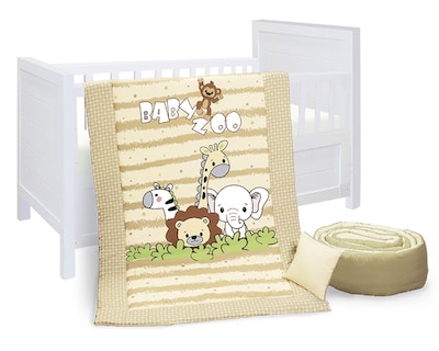 Foto 1 | Foto 1 | Juego de Edredón 4 Pzas Baby Zoo Magic Dreams color Beige