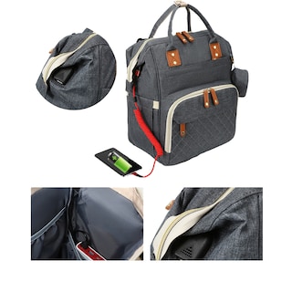 Foto 6 | Foto 6 | Pañalera Mochila Ubs Tela Impermeable Multifuncional Termica Ecobaby Original