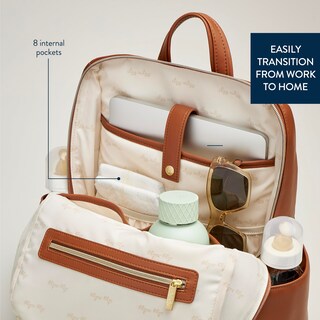 Foto 5 | Foto 5 | Mochila Para Pañales Itzy Ritzy Eras De Gran Capacidad, Color Coñac - Venta Internacional.