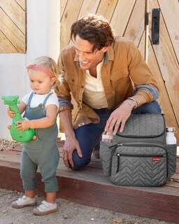 Foto 5 | Foto 5 | Mochila Para Pañales Skip Hop Forma Con Cambiador, Color Gris - Venta Internacional.