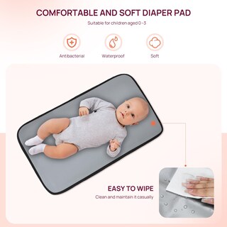 Foto 7 | Foto 7 | Mochila Para Pañales Telena Puffer Con Bolsillos Aislantes, Color Negro - Venta Internacional.