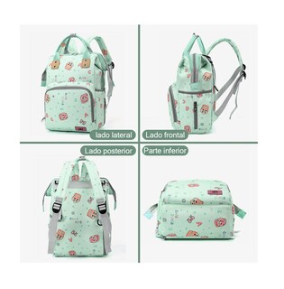Foto 4 | Foto 4 | Mochila Pañalera Para Bebe  Verde Claro